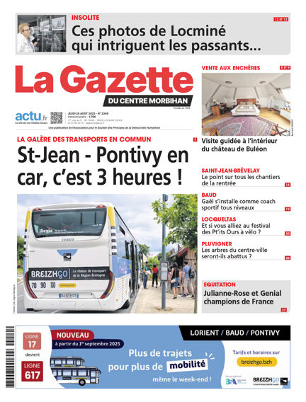 La Gazette du centre Morbihan